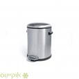 פח ראש מעוגל 3 ליטר דוושה נירוסטה מוברש בחנות אוקיינוס